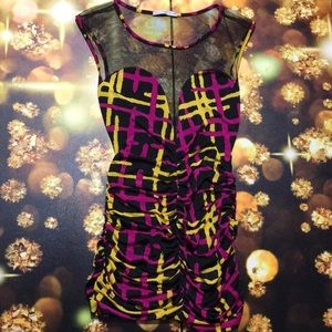 Multi-Color Mini Dress